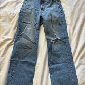 Levi's Blue Straight Leg Jeans